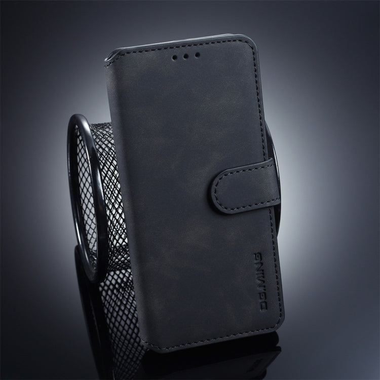 DG.MING Retro Oil Side Horizontal Flip Case for Galaxy S10, with Holder & Card Slots & Wallet