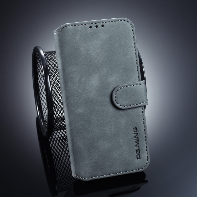 DG.MING Retro Oil Side Horizontal Flip Case for Galaxy S10 E, with Holder & Card Slots & Wallet