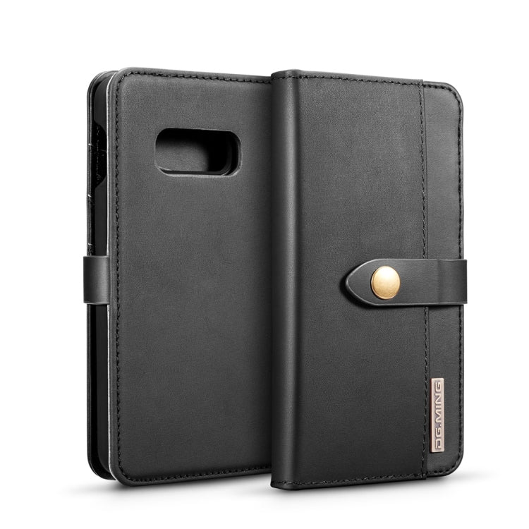 DG.MING Lambskin Detachable Horizontal Flip Magnetic Case for Galaxy S10 E, with Holder & Card Slots & Wallet