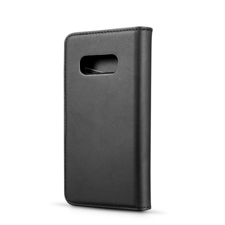 DG.MING Lambskin Detachable Horizontal Flip Magnetic Case for Galaxy S10 E, with Holder & Card Slots & Wallet