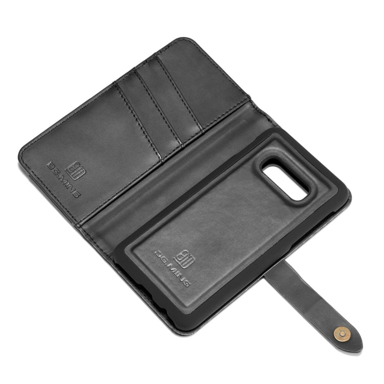 DG.MING Lambskin Detachable Horizontal Flip Magnetic Case for Galaxy S10 E, with Holder & Card Slots & Wallet