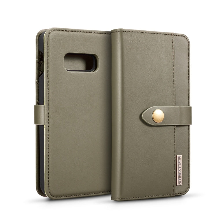 DG.MING Lambskin Detachable Horizontal Flip Magnetic Case for Galaxy S10 E, with Holder & Card Slots & Wallet