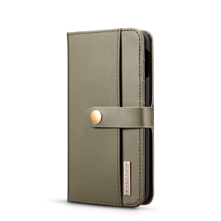 DG.MING Lambskin Detachable Horizontal Flip Magnetic Case for Galaxy S10 E, with Holder & Card Slots & Wallet
