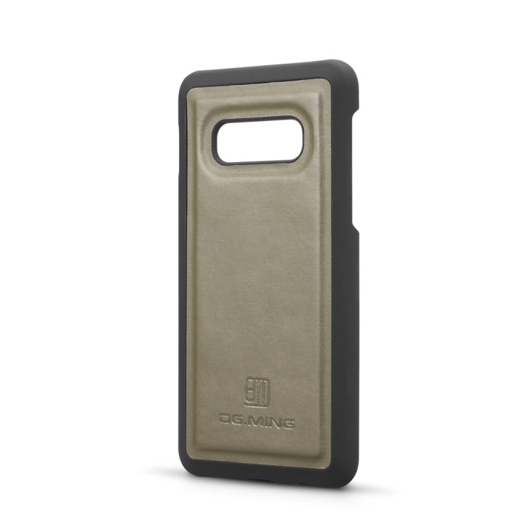 DG.MING Lambskin Detachable Horizontal Flip Magnetic Case for Galaxy S10 E, with Holder & Card Slots & Wallet