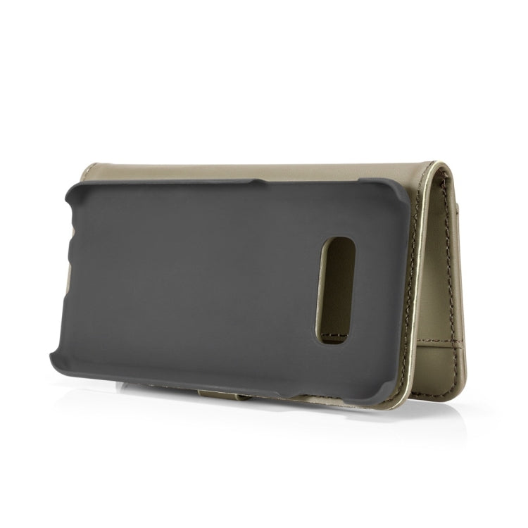 DG.MING Lambskin Detachable Horizontal Flip Magnetic Case for Galaxy S10 E, with Holder & Card Slots & Wallet