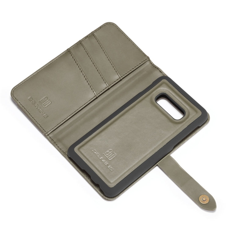 DG.MING Lambskin Detachable Horizontal Flip Magnetic Case for Galaxy S10 E, with Holder & Card Slots & Wallet