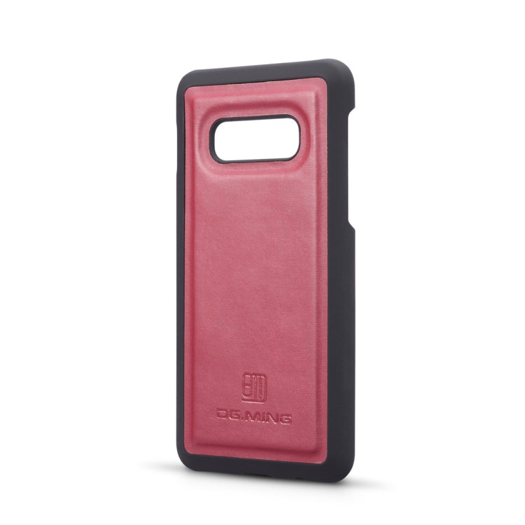 DG.MING Lambskin Detachable Horizontal Flip Magnetic Case for Galaxy S10 E, with Holder & Card Slots & Wallet