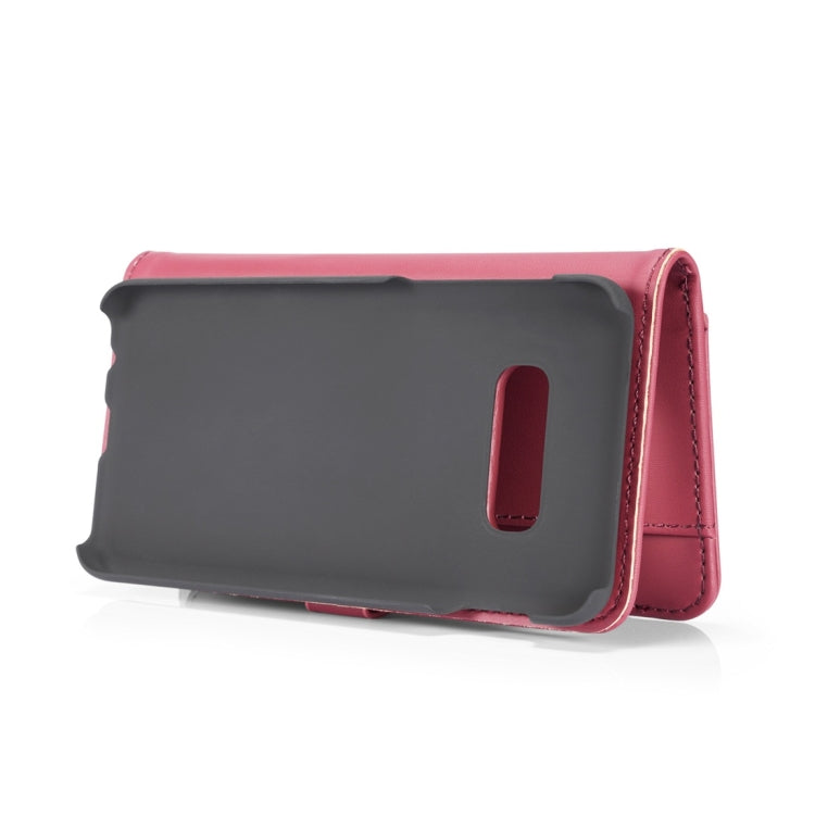 DG.MING Lambskin Detachable Horizontal Flip Magnetic Case for Galaxy S10 E, with Holder & Card Slots & Wallet