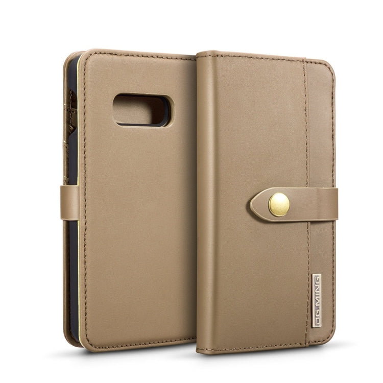 DG.MING Lambskin Detachable Horizontal Flip Magnetic Case for Galaxy S10 E, with Holder & Card Slots & Wallet