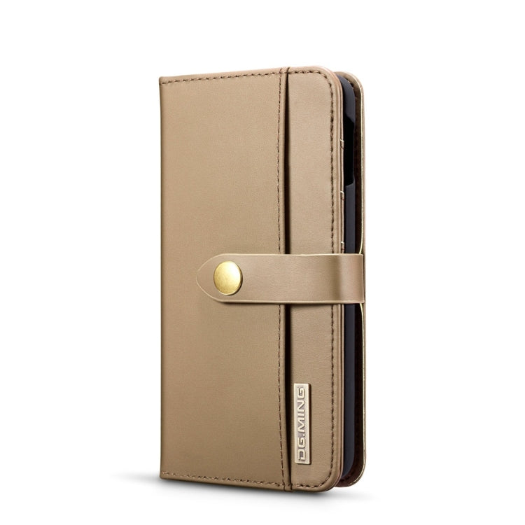 DG.MING Lambskin Detachable Horizontal Flip Magnetic Case for Galaxy S10 E, with Holder & Card Slots & Wallet