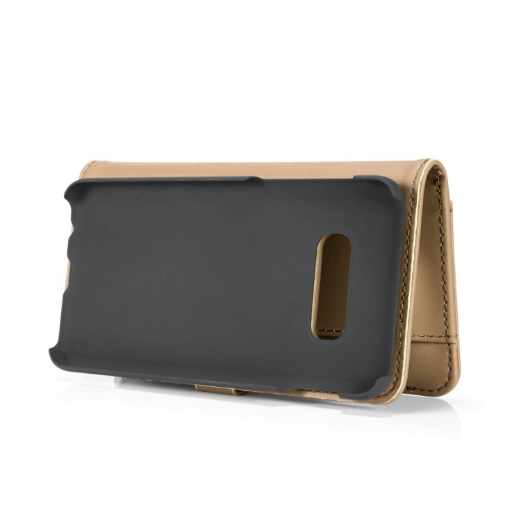 DG.MING Lambskin Detachable Horizontal Flip Magnetic Case for Galaxy S10 E, with Holder & Card Slots & Wallet