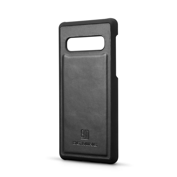 DG.MING Lambskin Detachable Horizontal Flip Magnetic Case for Galaxy S10 Plus, with Holder & Card Slots & Wallet