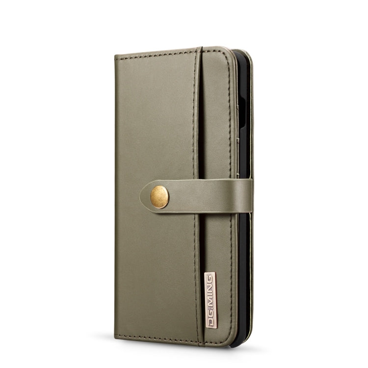 DG.MING Lambskin Detachable Horizontal Flip Magnetic Case for Galaxy S10 Plus, with Holder & Card Slots & Wallet