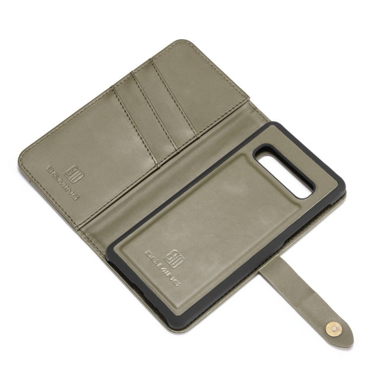 DG.MING Lambskin Detachable Horizontal Flip Magnetic Case for Galaxy S10 Plus, with Holder & Card Slots & Wallet