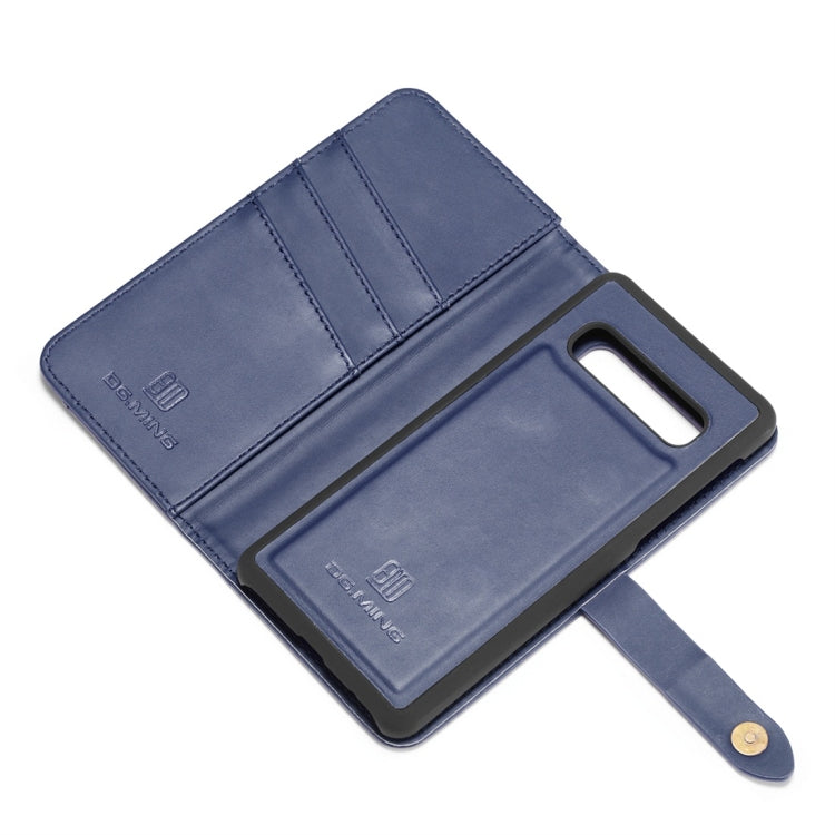 DG.MING Lambskin Detachable Horizontal Flip Magnetic Case for Galaxy S10 Plus, with Holder & Card Slots & Wallet