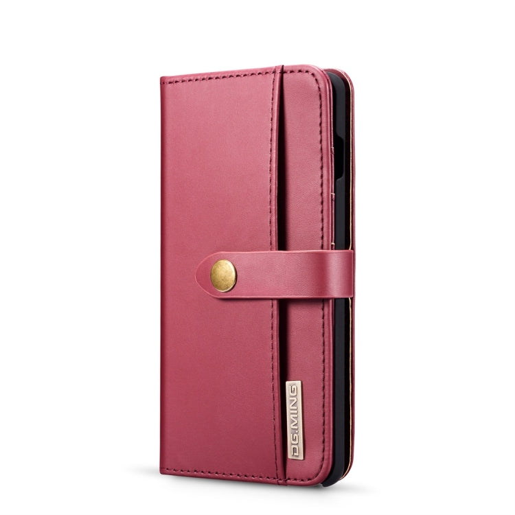 DG.MING Lambskin Detachable Horizontal Flip Magnetic Case for Galaxy S10 Plus, with Holder & Card Slots & Wallet