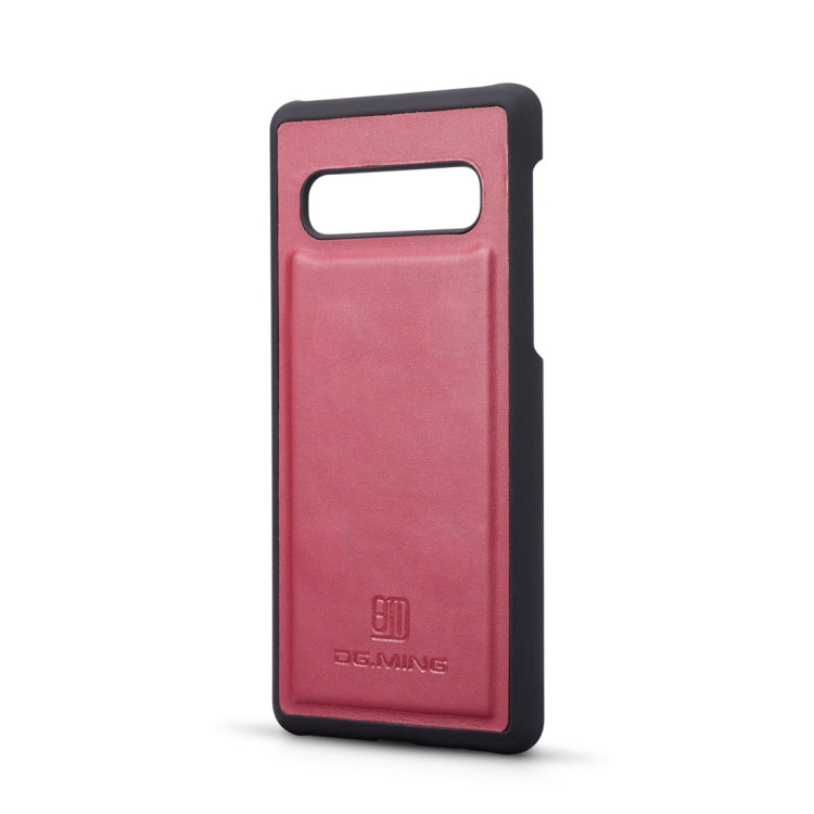 DG.MING Lambskin Detachable Horizontal Flip Magnetic Case for Galaxy S10 Plus, with Holder & Card Slots & Wallet