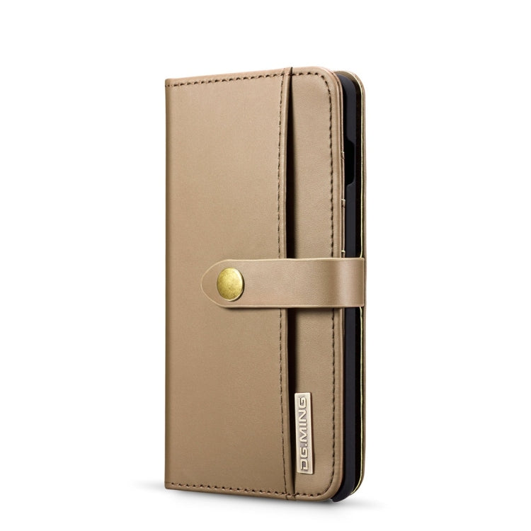 DG.MING Lambskin Detachable Horizontal Flip Magnetic Case for Galaxy S10 Plus, with Holder & Card Slots & Wallet