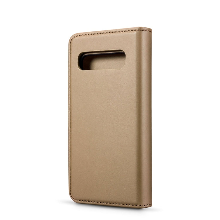 DG.MING Lambskin Detachable Horizontal Flip Magnetic Case for Galaxy S10 Plus, with Holder & Card Slots & Wallet