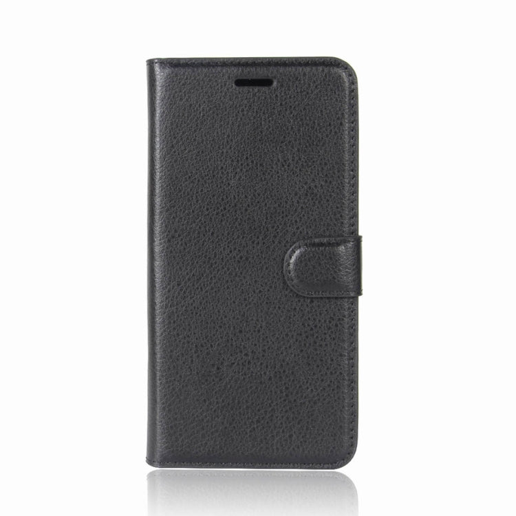 For Galaxy J2 Pro (2018) Litchi Texture Horizontal Flip Leather Case with Holder & Wallet & Card Slots