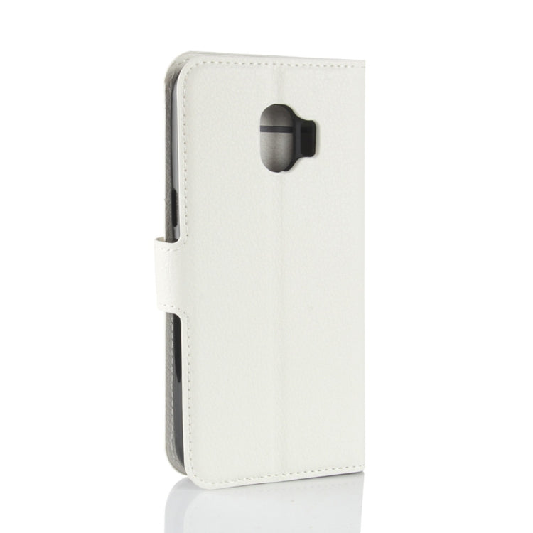 For Galaxy J2 Pro (2018) Litchi Texture Horizontal Flip Leather Case with Holder & Wallet & Card Slots