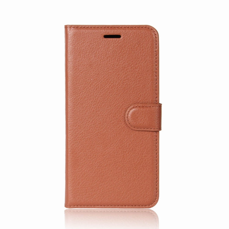 For Galaxy J2 Pro (2018) Litchi Texture Horizontal Flip Leather Case with Holder & Wallet & Card Slots