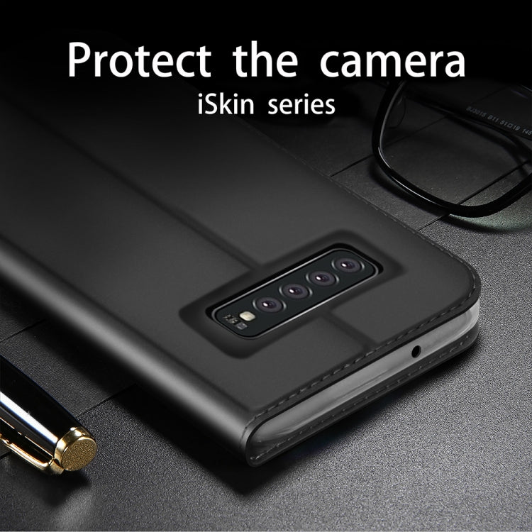 DZGOGO ISKIN Series Slight Frosted PU+ TPU Case for Samsung Galaxy S10e