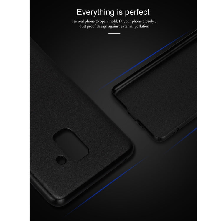 Lenuo Leshield Series for Galaxy A8 (2018) PC Dropproof Protective Back Cover Case(Gold)