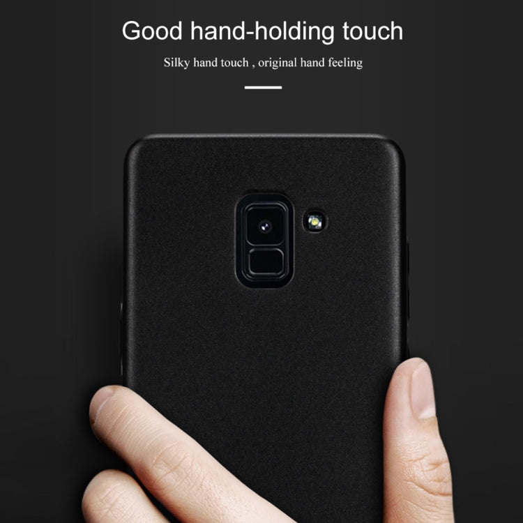 Lenuo Leshield Series for Galaxy A8 (2018) PC Dropproof Protective Back Cover Case(Gold)