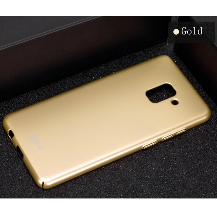 Lenuo Leshield Series for Galaxy A8 (2018) PC Dropproof Protective Back Cover Case(Gold)
