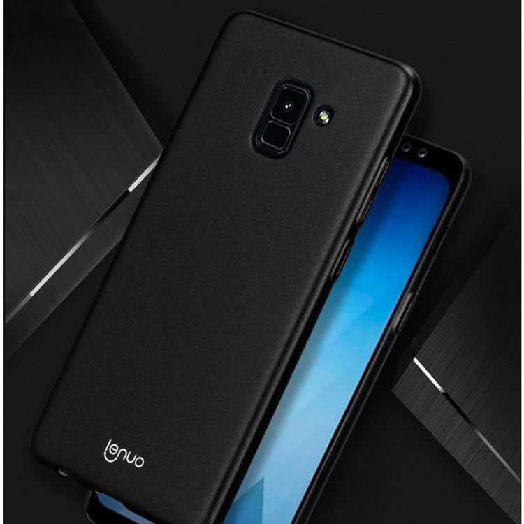 Lenuo Leshield Series for Galaxy A8 (2018) PC Dropproof Protective Back Cover Case(Gold)