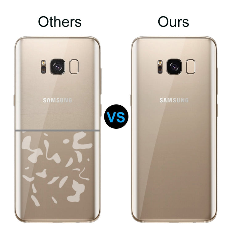 50 PCS 0.1mm HD 3D Curved PET Back Full Screen Protector for Galaxy S8, No Retail Package(Transparent)