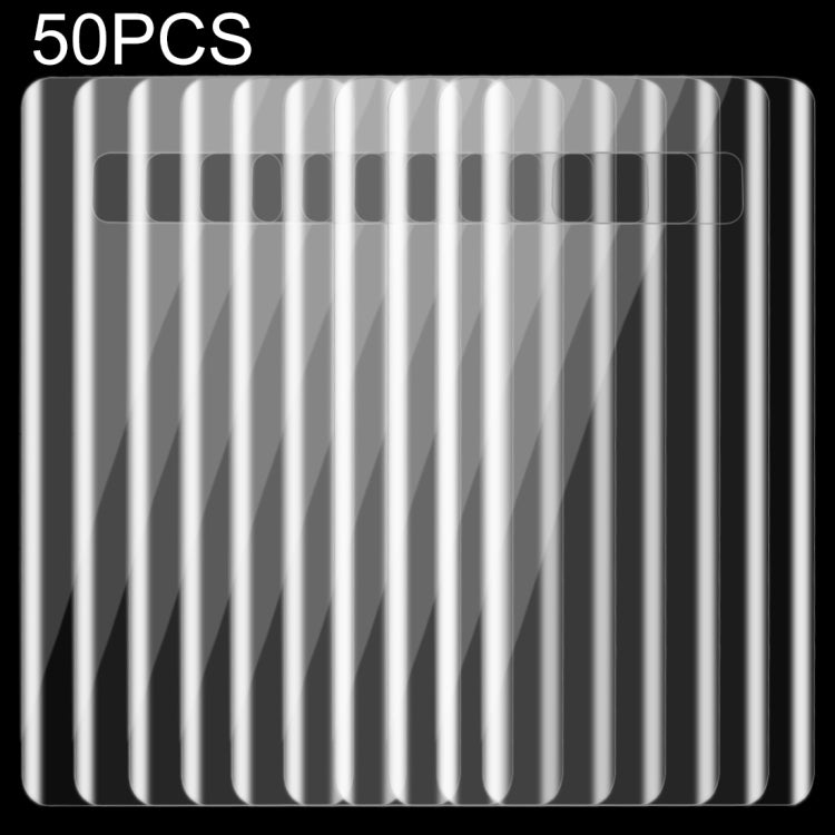 50 PCS 0.1mm HD 3D Curved PET Back Full Screen Protector for Galaxy Note 8, No Retail Package(Transparent)