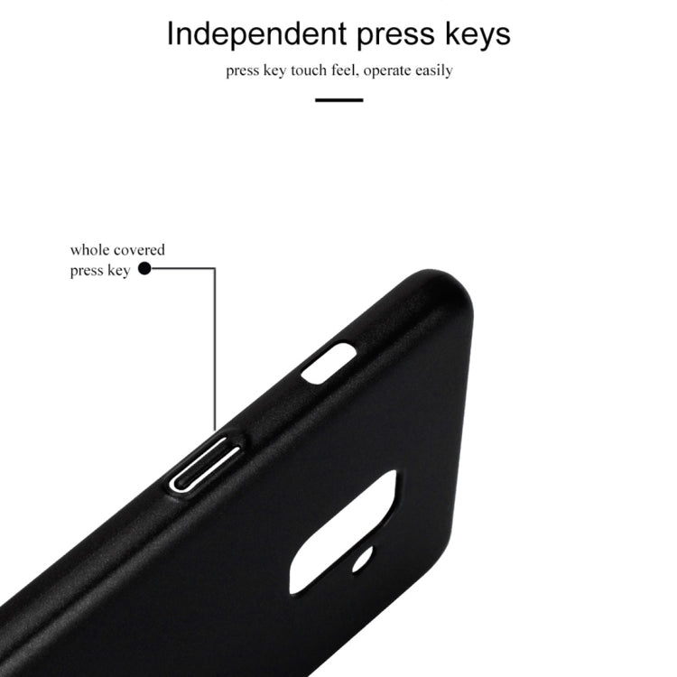 Lenuo Leshield Series for Galaxy A8+ (2018) PC Dropproof Protective Back Cover Case(Blue)