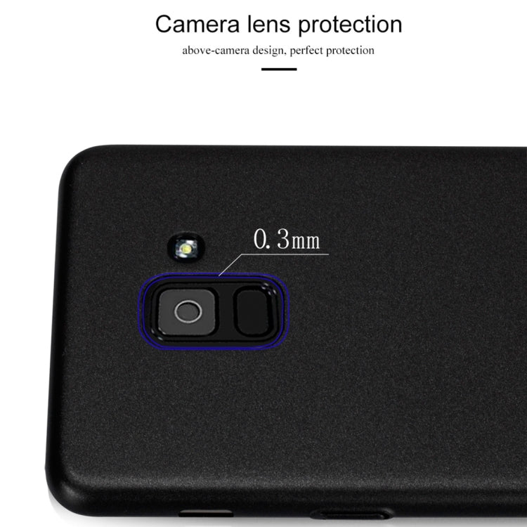 Lenuo Leshield Series for Galaxy A8+ (2018) PC Dropproof Protective Back Cover Case(Blue)