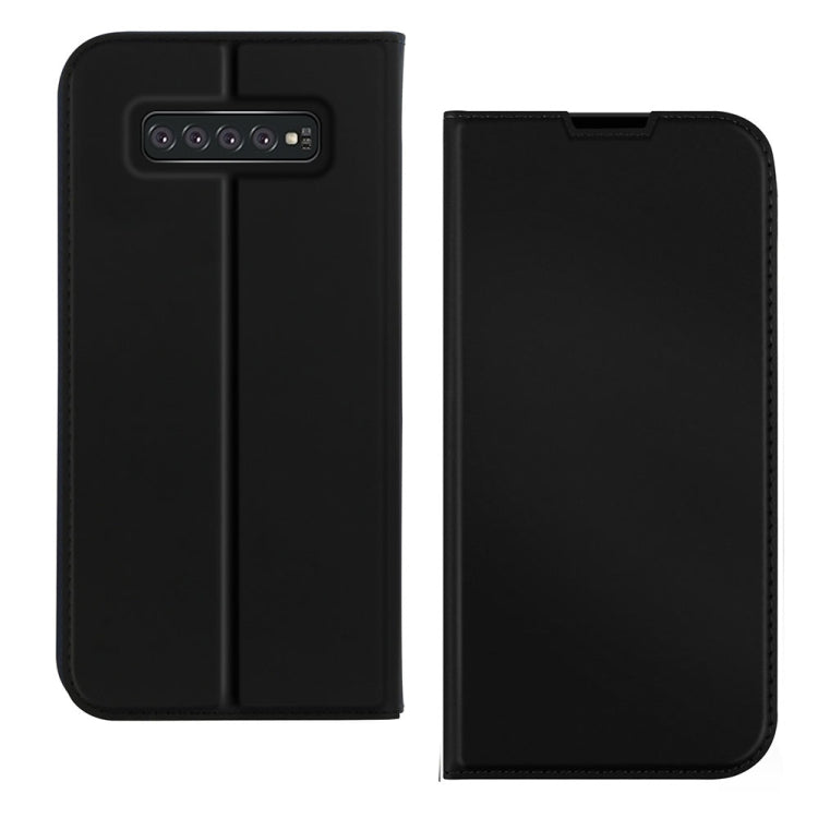 DZGOGO ISKIN Series Slight Frosted PU+ TPU Case for Samsung Galaxy S10+