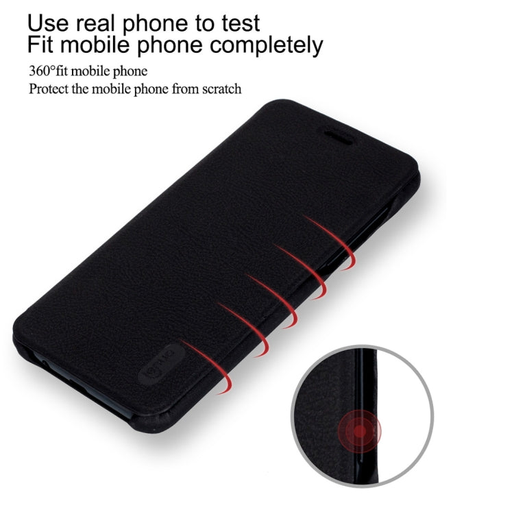 Lenuo Ledream Flip Series for Galaxy A8 (2018) PU + PC Horizontal Flip Leather Case with Card Slots