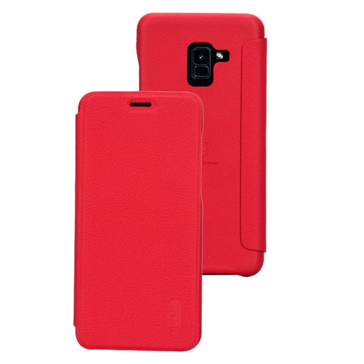 Lenuo Ledream Flip Series for Galaxy A8 (2018) PU + PC Horizontal Flip Leather Case with Card Slots