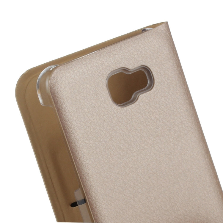 For Galaxy A3 (2017) / A320 Pure Colour Horizontal Flip Leather Protective Case with Card Slot