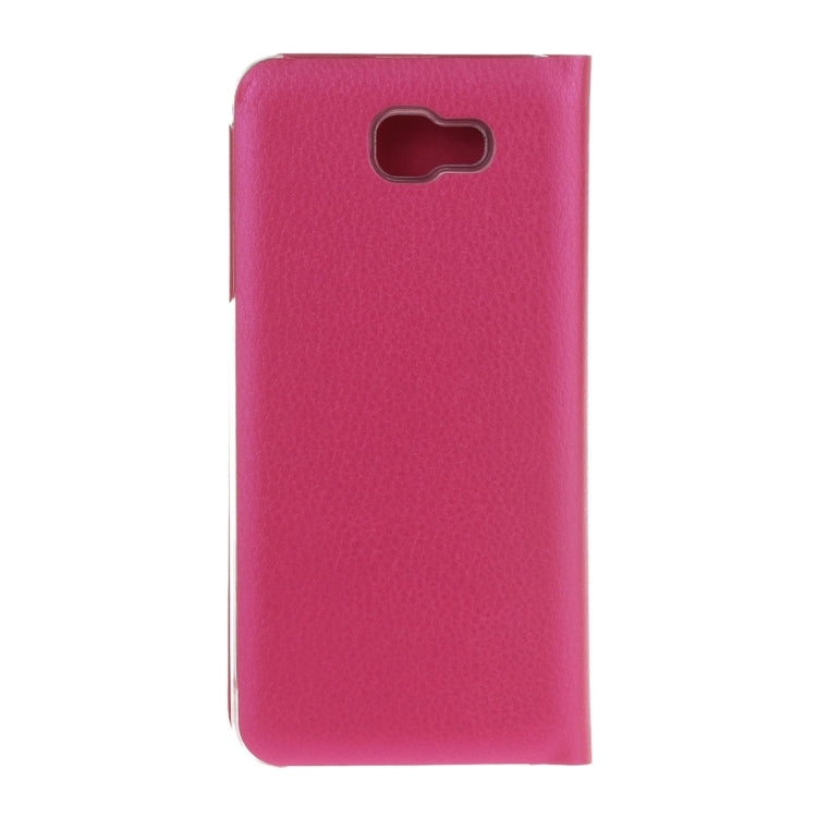 For Galaxy A3 (2017) / A320 Pure Colour Horizontal Flip Leather Protective Case with Card Slot