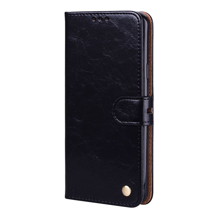 For Galaxy S9 Plus Oil Wax Texture Horizontal Flip Leather Case with Holder & Card Slots & Wallet