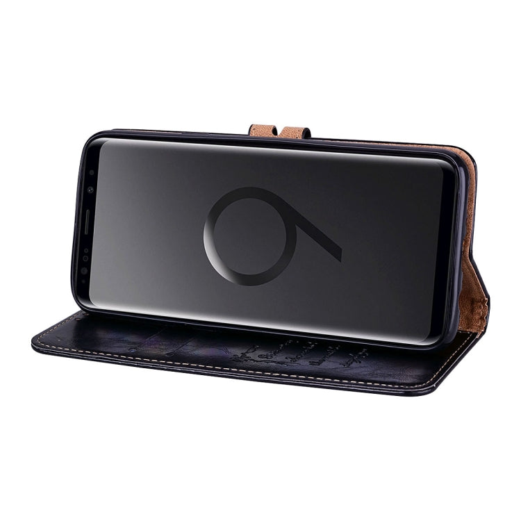 For Galaxy S9 Plus Oil Wax Texture Horizontal Flip Leather Case with Holder & Card Slots & Wallet