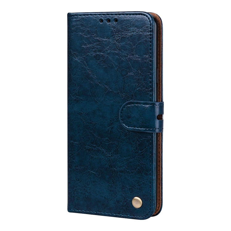 For Galaxy S9 Plus Oil Wax Texture Horizontal Flip Leather Case with Holder & Card Slots & Wallet