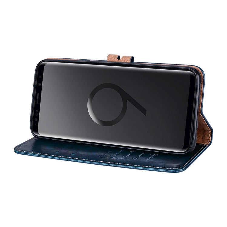 For Galaxy S9 Plus Oil Wax Texture Horizontal Flip Leather Case with Holder & Card Slots & Wallet