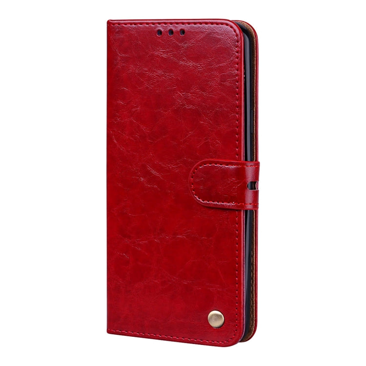 For Galaxy S9 Plus Oil Wax Texture Horizontal Flip Leather Case with Holder & Card Slots & Wallet
