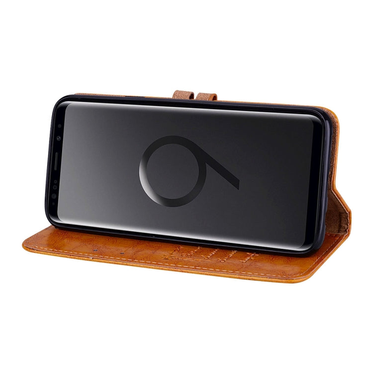 For Galaxy S9 Plus Oil Wax Texture Horizontal Flip Leather Case with Holder & Card Slots & Wallet