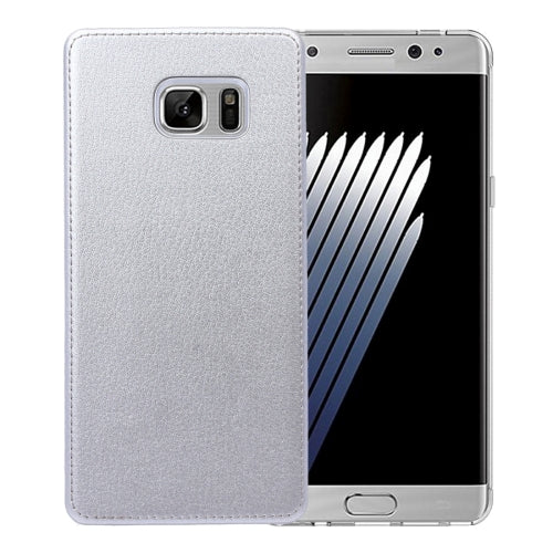 For Galaxy Note 7 / N930 Litchi Texture PU Paste Skin PC Protective Case