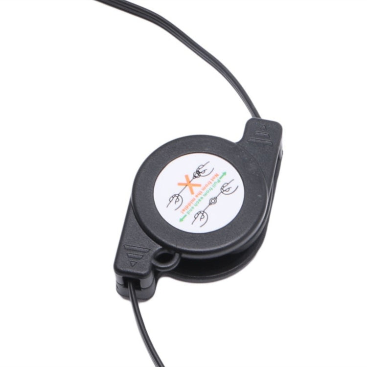 1A Retractable Type C to USB 2.0 Data / Charger Cable, For Galaxy S8 & S8 + / LG G6 / Huawei P10 & P10 Plus / Xiaomi Mi6 & Max 2 and other Smartphones, Length: 75cm(Black)