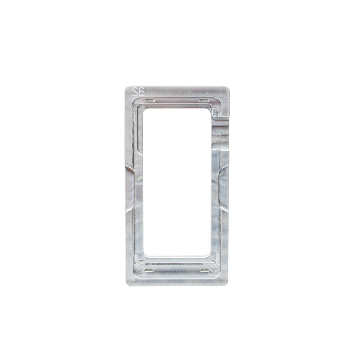 Aluminium Alloy Precision LCD and Touch Panel Refurbishment Positioning Mould Mold For Galaxy S6(Silver)