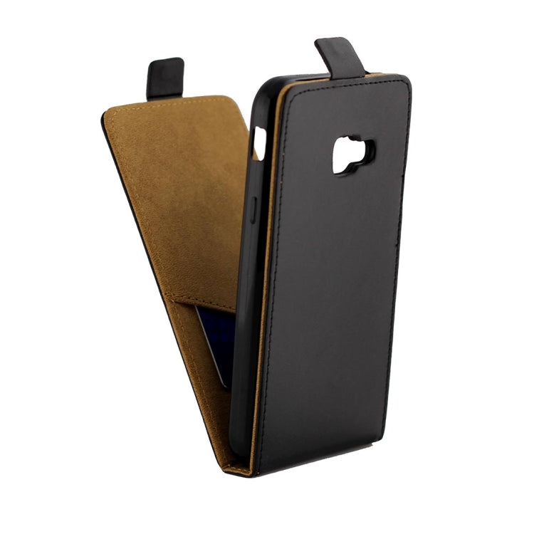 For Galaxy Xcover 4 / G390F Vertical Flip Business Style Leather Case Cover with Card Slot (Black)
